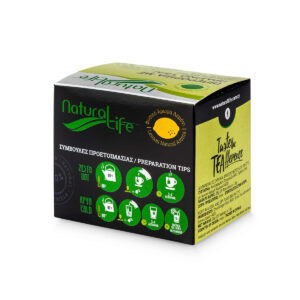 Natural Life Green Tea With Lemon & Ginger Tea x 20 Tea Bags Back