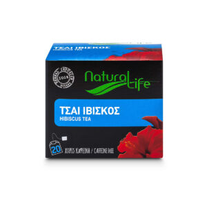 Natural Life Hibiscus Herbal Tea Infusion x 20 Tea Bags Front