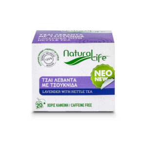 Natural Life Lavender & Nettle Herbal Tea Infusion x 20 Tea Bags Front