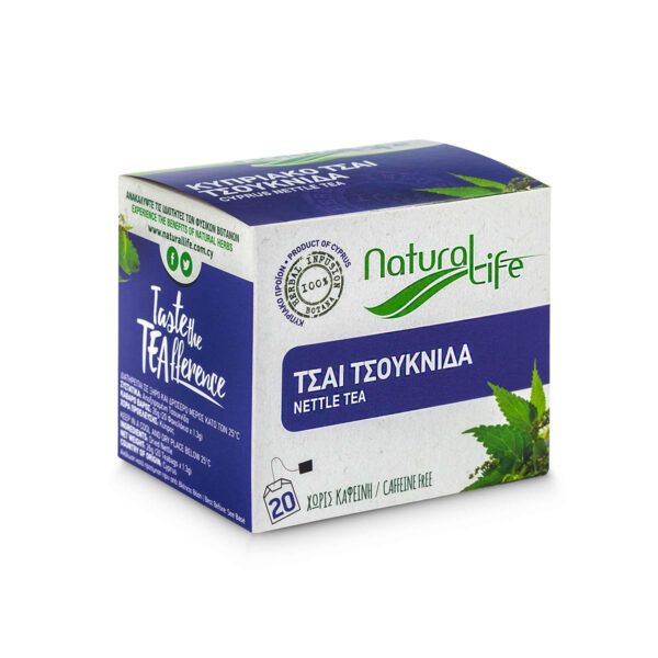 Natural Life Nettle Herbal Tea Infusion x 20 Tea Bags Side