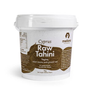 Mellona Raw Tahini, 100% Ground Sesame Seeds, 1kg (Front)