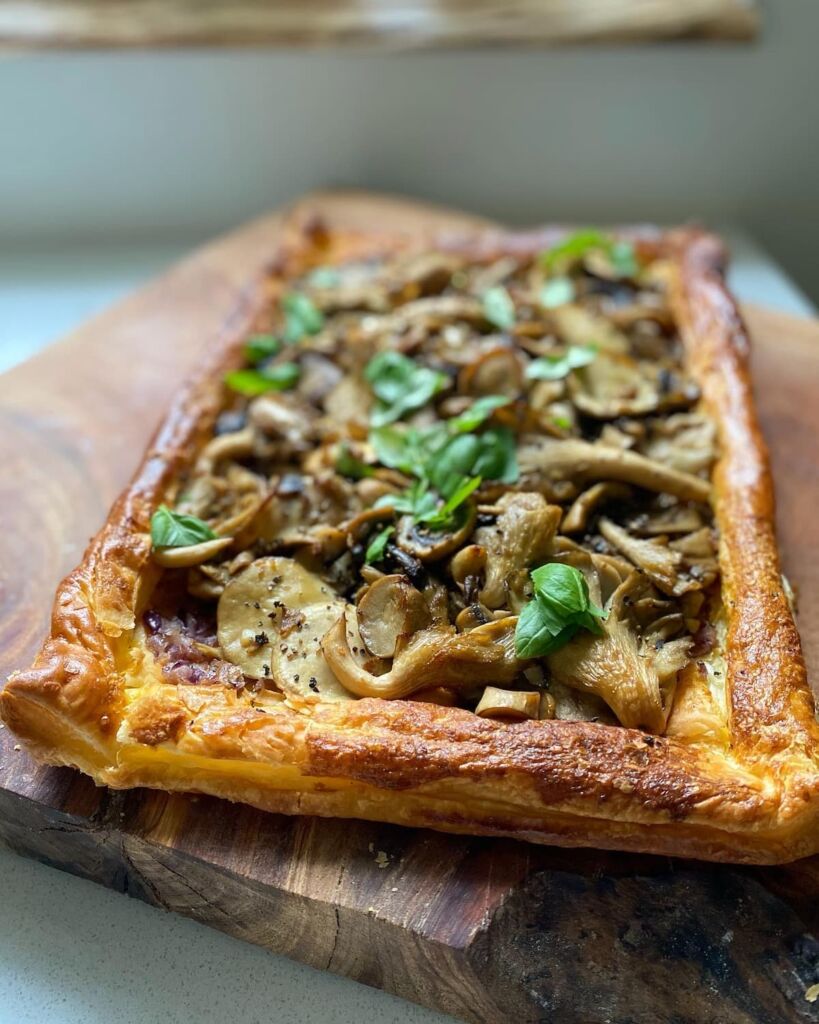 Mushroom Puff Pastry Tart Recipe Mushroom Puff Pastry Tart Recipe