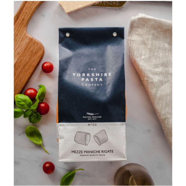 The Yorkshire Pasta Company Mezze Maniche Rigate N°5, 500g