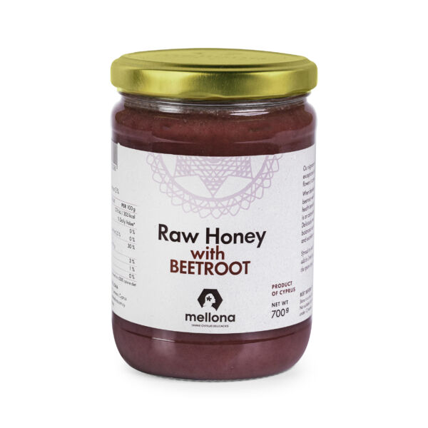 Mellona Raw Honey with Beetroot Superfood 700g