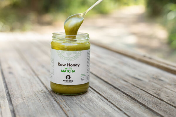 Mellona Raw Honey with Matcha Superfood