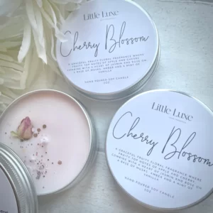 Little Luxe Wax co. Cherry Blossom Soy Wax Candle 57g