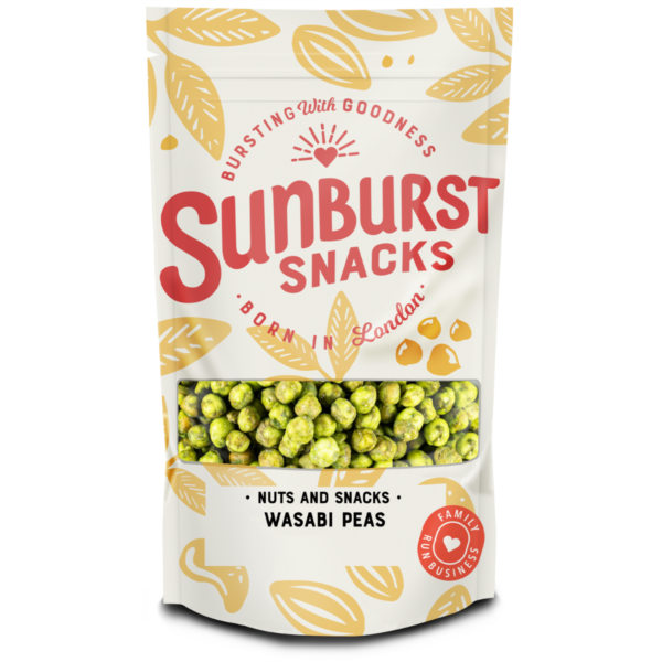 Sunburst Snacks Spicy Wasabi Peas in Pouch 1kg